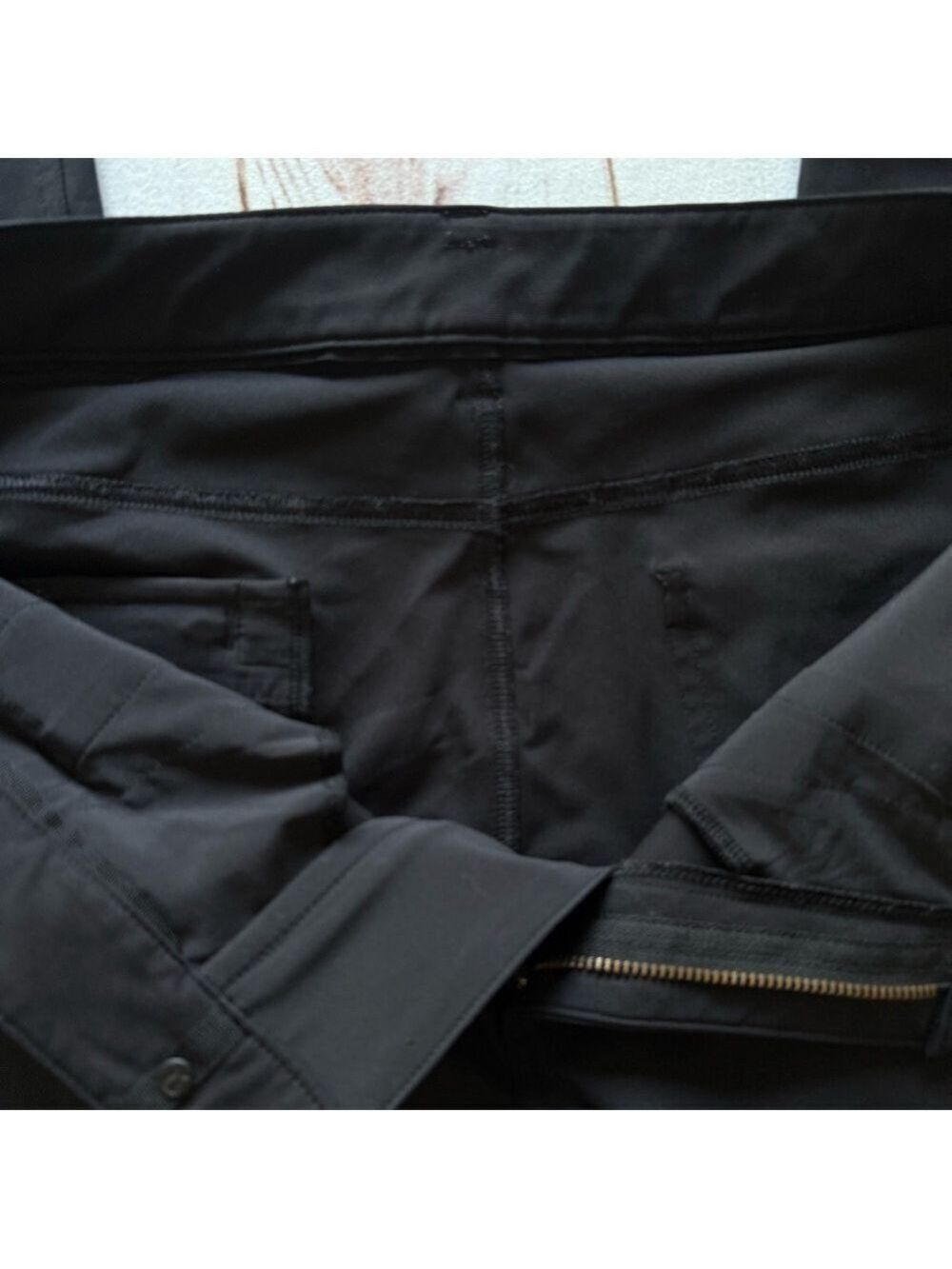 Lululemon Men’s Black Business Casual Pants No Tag Size See Approx Measurements - Picture 4 of 9